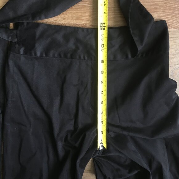 Alexis Janes Black Wide Leg Pants Joggers Belted Harem High Rise Extra Small XS - Picture 8 of 13